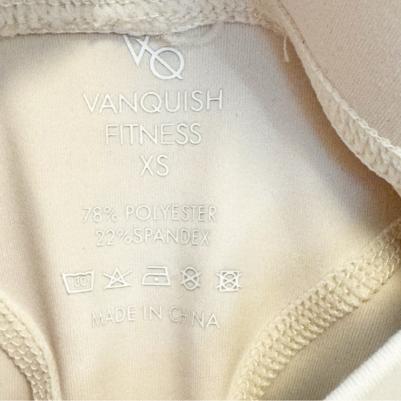 Vanquish Fitness Ivory Enhance Nude Biker Shorts Size XS - Picture 6 of 6